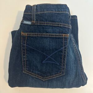 Cinch Jenna Women's Dark Blue Boot Cut Jeans, size 25/0 short